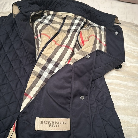 Burberry Brit Coat-Navy - Picture 5 of 7